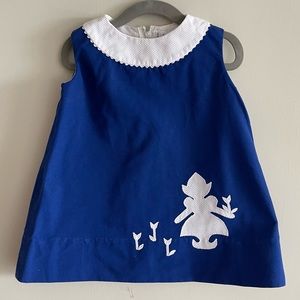 Florence Eiseman 1960s Blue Dress Sz 2T